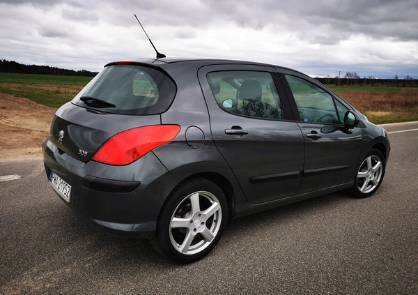 Peugeot 308 cena 15900 przebieg: 235600, rok produkcji 2008 z Wągrowiec małe 137